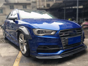 Labbro anteriore in fibra di carbonio 2016 2013 stile SAI nero per AUDI <span class=keywords><strong>A3</strong></span> <span class=keywords><strong>S</strong></span>-<span class=keywords><strong>LINE</strong></span> S3 - Product Image 4