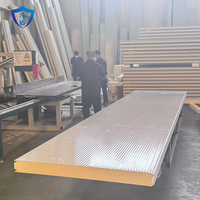 Paneles Sándwich Aislantes de Acero Galvanizado Ecológicos y Resistentes al Fuego, con Aislamiento PIR PU de 50-200 mm, para Cámaras Frigoríficas, Talleres, Techos de Almacenes y Exteriores