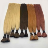 Cheveux brésiliens de haute qualité de cheveux installables UV en vrac étirés par double de cheveux vierges du Brésil