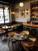 Set di Tavoli e Sedie OEM ODM per Ristoranti, Bistrot, Bar, Caffetterie e Negozi di Dolciumi