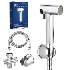 <span class=keywords><strong>Kit</strong></span> de pulvérisation de bidet mural OEM avec pression <span class=keywords><strong>d</strong></span>'<span class=keywords><strong>eau</strong></span> réglable en ABS pour l'hygiène personnelle et le nettoyage des couches de bébé - Product Image 1