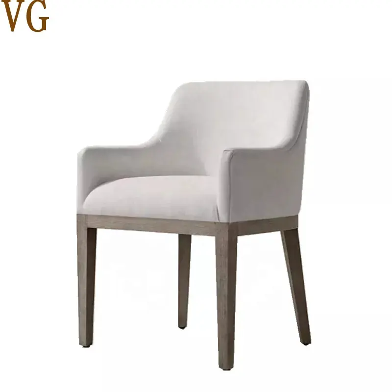 Высококачественный винтажный стул из массива дерева для ресторана, самый популярный домашний обеденный стул с мягкой обивкой