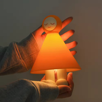 Petite lampe de camping LED rechargeable par USB, portable, style Little Rainman Anime, ambiance lumineuse chaude pour la décoration de chambre