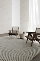 Tapis en laine tufté à la main de style moderne, tapis épais et doux en laine pour salon, chambre, hall d'hôtel