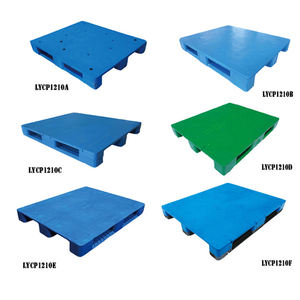 Fabricación de palés Heavy Duty1200x1000 Almacenamiento apilable Plastic Euro Pallets para sistema de estante - Product Image 1