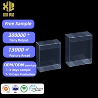 Boîtes d'emballage pliables transparentes en PVC, PET, PP, plastique, acétate transparent, personnalisées, pour savon, bougies