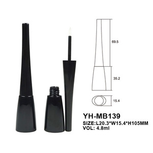 Quantité minimale de commande bas en gros 7ml brillant or rose Mini bouteille transparente liquide Eyeliner Tube - Product Image 3