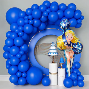 Cymylar, grandes <span class=keywords><strong>globos</strong></span> de porristas, película de aluminio, figuras humanas en forma de dibujos animados, fiesta temática de porristas, reunión deportiva - Product Image 5