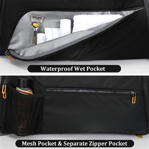 Benutzerdefiniertes Logo Tragbare Multifunktionale Nylon-Reisetasche Schultergurt Große Kapazität Reißverschluss Unisex - Product Image 6