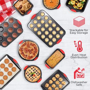 Competitive Price 0.4mm/0.5mm Carbon Steel Nonstick <strong>Bakeware</strong> <strong>Set</strong> Cookie Pan Sheet Baking Tray for Bakery <strong>Sets</strong> - Product Image 4