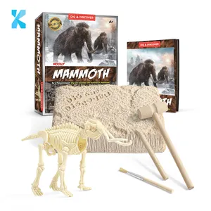 2022 Mainan Anak Diy Lucu Bandersnatch Set Kerangka Mammoth Kit Mewujudkan Alam Menggali Itu Keluar