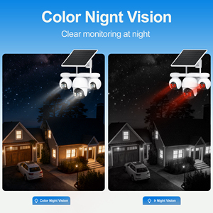 P19 Solar <span class=keywords><strong>V380</strong></span> MAX 6MP CMOS, Cámara Inalámbrica con 3 Lentes, Visión Nocturna IA, Color Completo, Audio Bidireccional, Seguimiento de Movimiento Humano, IP65, 24/7 en Línea - Product Image 6