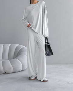 <span class=keywords><strong>Pigiama</strong></span> da <span class=keywords><strong>donna</strong></span> in <span class=keywords><strong>cotone</strong></span> taglie forti set Cropped all'ingrosso fabbrica camicie da notte personalizzate etichetta <span class=keywords><strong>pigiama</strong></span> traspirante da <span class=keywords><strong>donna</strong></span> - Product Image 5