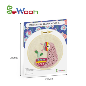 Kit de <span class=keywords><strong>Punto</strong></span> de <span class=keywords><strong>Cruz</strong></span> para Adultos SeWooh, Kit de <span class=keywords><strong>Bordado</strong></span> Fácil para Niños Principiantes - Product Image 2