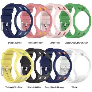 Correa de Silicona Integrada con Hebilla de Pin para <span class=keywords><strong>Reloj</strong></span> Swatch de la Marca <span class=keywords><strong>Royal</strong></span> <span class=keywords><strong>Oak</strong></span> - Product Image 3