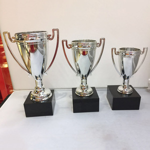 Trophy Set 18cm 15cm 13cm Plastic <b>Marble</b> Base Sports <b>Games</b> Awards Business Gifts - Product Image 1