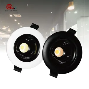 Современные точечные светильники 5 Вт прожектор Cob Downlight 5 Вт встраиваемый глубокий Мини Светодиодный точечный светильник
