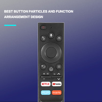 G22 Pro Air Mouse, Teclado y Ratón Inalámbricos 2.4G para Control Remoto de TV Box Android, Air Mouse con Aprendizaje IR y Voz, Batería AAA