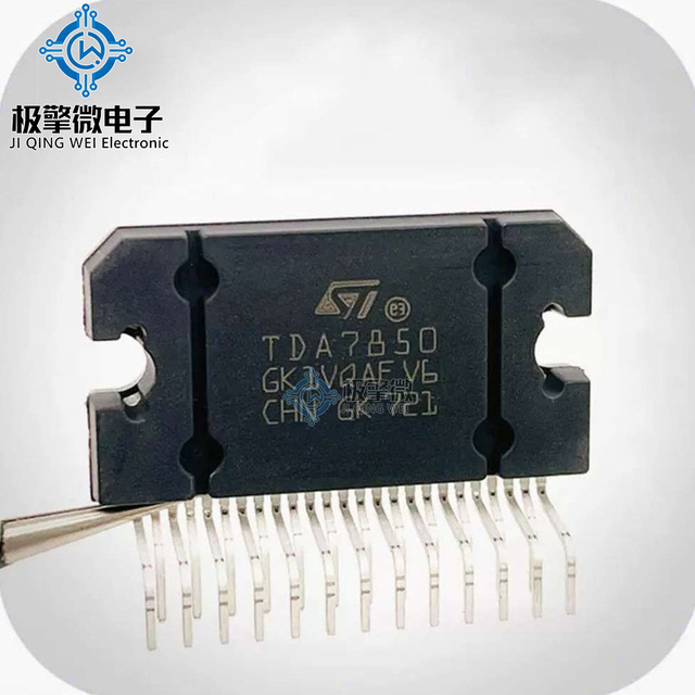 JQW TDA7850 (ZIP-25) Car Audio Power Amplifier Chip High-power Audio Amplifier 4x50w Brand New Original IC Integrated Circuit