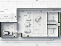 Villa Modulaire Préfabriquée en Acier Léger Personnalisée Style Moderne Économe en Énergie Faible Consommation de Carbone Écologique Utilisation Hôtelière et Résidentielle Garantie 5 Ans