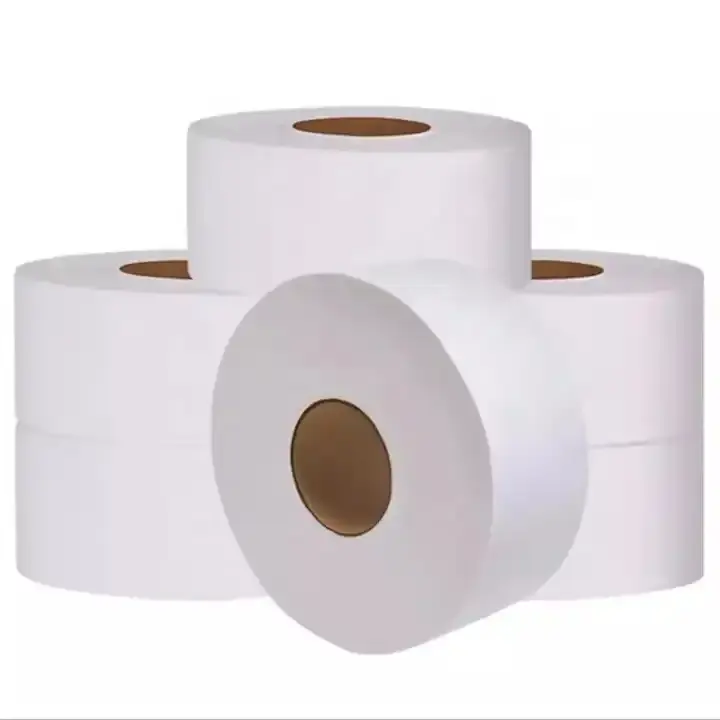 Large roll paper Disposable tissue Custom Dissolving Soft Jumbo Roll Tissue Toilet Paper Wholesale Price Cheap ultra soft thick