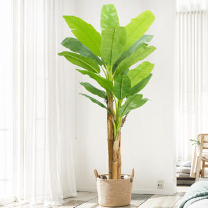 <span class=keywords><strong>Bananier</strong></span> Artificiel Grand Plancher Vert Debout Plante En Pot <span class=keywords><strong>pour</strong></span> Restaurant Décoration Intérieure Réaliste Ornement De Verdure 8FT - Product Image 2