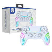 Manette de jeu sans fil Syytech BT avec éclairage RGB pour PS5, accessoires de joystick