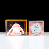 Boîte d'emballage en PVC personnalisée à surface mate, coque extérieure rigide pliable en plastique pour la présentation d'accessoires cosmétiques