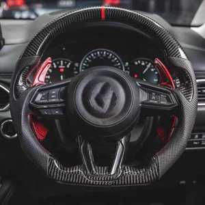 Volante in Fibra di Carbonio Adatto a Tutti i <span class=keywords><strong>Modelli</strong></span> <span class=keywords><strong>Mazda</strong></span> - Product Image 2