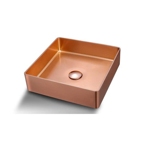 Oro pittura di colore Foshan lavello rubinetto di design in acciaio lavaggio a mano lavello - Product Image 4