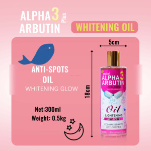 Geranium nho hạt giống Kojic axit ánh sáng dầu Nhà Máy chiết xuất OEM Alpha Arbutin 3 Cộng với tinh dầu nguyên chất 300ml dầu massage cơ thể - Product Image 4