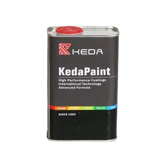 Keda 2k casaco transparente com endurecimento correspondente, pintura anti uv para carro, brilhante 2k topcasaco para verniz de pintura de carro