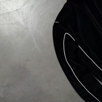 Fabricante de Ropa Personalizada, Chaqueta y Pantalones de Terciopelo Azul Reflectante 3M, Traje Deportivo de Dos Piezas, Chándal de Terciopelo Extra Grande