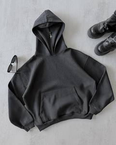 Sweat-shirts à capuche surdimensionnés pour hommes en molleton de coton personnalisés, style streetwear Y2K grunge, entièrement ornés de strass, vente en gros - Product Image 1