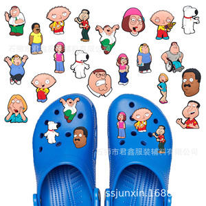 Nuevos dijes para zapatos de Family Guy, superventas, al por mayor, accesorios de decoración para zapatos de anime americano, dijes lindos de <span class=keywords><strong>manga</strong></span> para zuecos - Product Image 3
