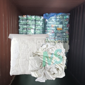 Trapos Industriales de Algodón Clasificados, Trapos de Algodón Blancos para Limpieza Industrial, Trapos de Limpieza para Mantenimiento de Herramientas de Uso Pesado - Product Image 1