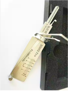 <strong>Lishi</strong> Tools 2-in-1 Civil Tool <strong>Lishi</strong> SS01/SS02 Metal H Locksmith Tools For Fire Doors Car Use - Product Image 2