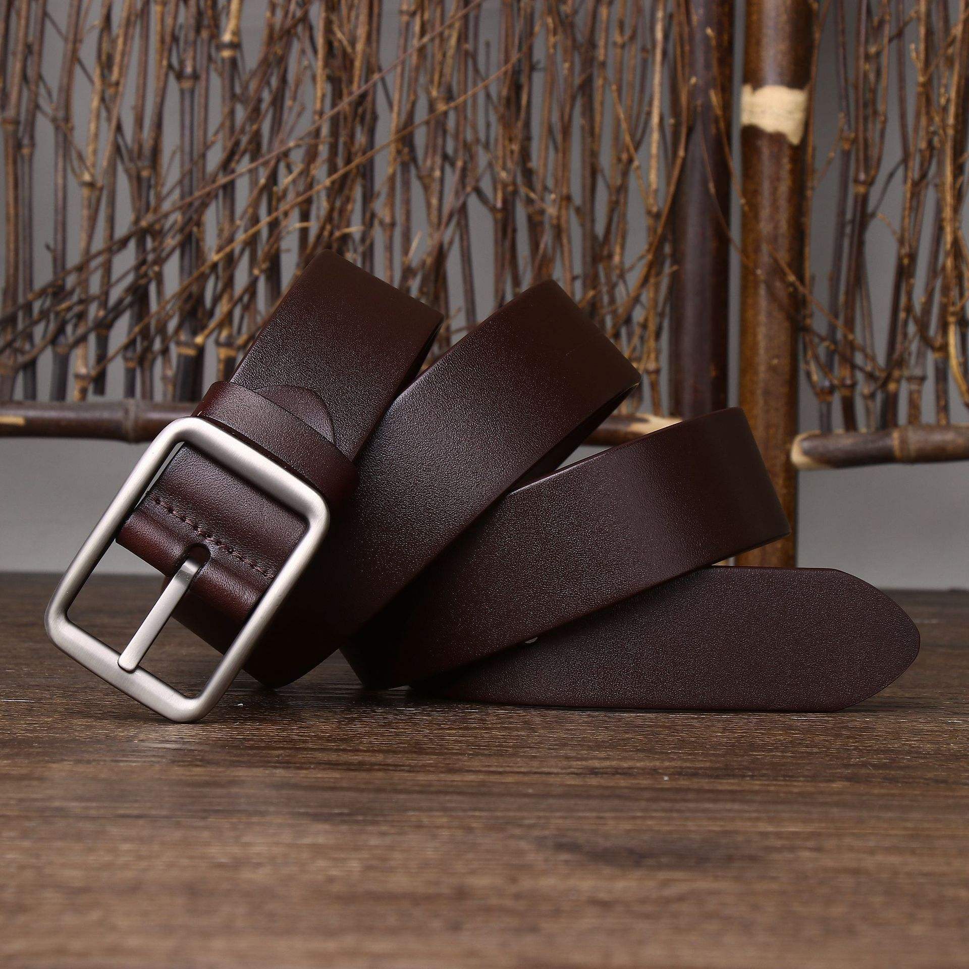 451ใสสีน้ำตาลกว้าง3.8ซมหนา4มม