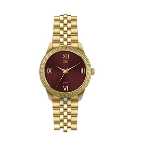 Montre pour femme Loop Mellow Vein, bracelet en métal, style rétro, accessoire assorti pour le travail, les fêtes et le quotidien. - Product Image 3