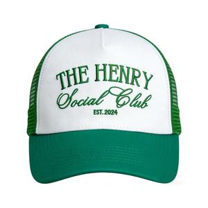 <span class=keywords><strong>Gorras</strong></span> de Béisbol de Malla Blanca y Verde de Alta Calidad OEM, <span class=keywords><strong>Gorras</strong></span> Trucker Personalizadas con Nombre Bordado, Gorra de Golf de 5 Paneles con Cierre a Presión - Product Image 2