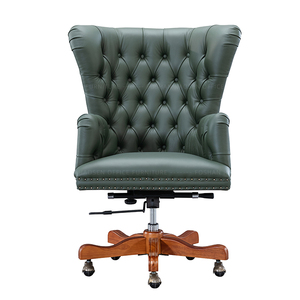 Chaise de bureau en cuir confortable de luxe meilleure grande chaise de direction d'ordinateur pour les affaires du gouvernement de studio d'étude à domicile - Product Image 1