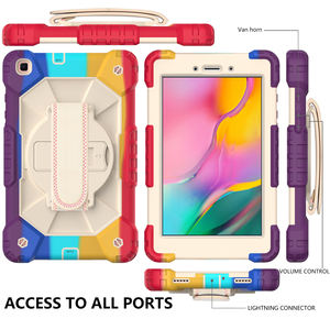 Keysion — coque antichoc pour <span class=keywords><strong>tablette</strong></span>, <span class=keywords><strong>8</strong></span>.0 <span class=keywords><strong>pouces</strong></span>, pour <span class=keywords><strong>Samsung</strong></span> <span class=keywords><strong>Galaxy</strong></span> <span class=keywords><strong>Tab</strong></span> <span class=keywords><strong>A</strong></span> T290/T295, avec sangle d'épaule - Product Image 2