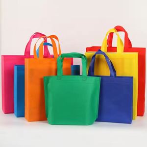 Custom Wholesale Blank Non Woven Tote <b>Reusable</b> Waterproof Shopping <b>Bags</b> for Grocery Daily Use and Retail - Product Image 2