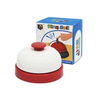 Hot High Quality Dingdong Bell Party Juego de mesa Noise Maker Ring Dingdong Bell Juegos de cartas Restaurante Ring para servicio Call Bell
