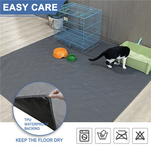 Thêm lớn 72 "x 72" 600D Oxford chống rách không thấm nước có thể giặt tái sử dụng Pet Dog chơi Crate PEE đào tạo playpen Pad tầng Mat - Product Image 2