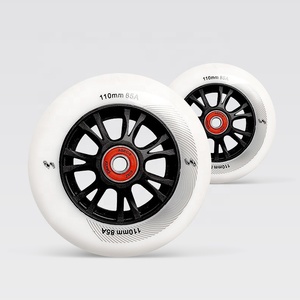 Roues de patins à roulettes COUGAR, résistantes à l'usure, en PU, 90, 100, 110 mm, 85A - Product Image 1