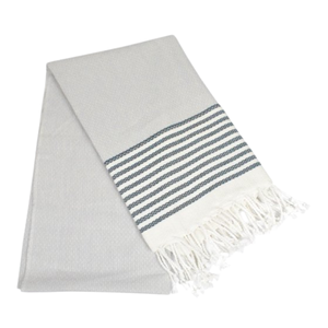 Custom Logo Embroidered High Quality Organic Cotton Jacquard Pattern Cabana Striped Beach Towel Quick Dry Terry <b>Cloth</b> Best Price - Product Image 1