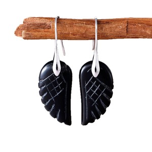Natural Stone Crystal <b>Wing</b> Drop <b>Earrings</b> Copper Alloy Women's Gift Jewelry - Product Image 5