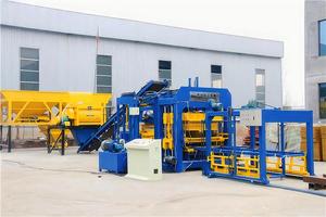 QT15-15 tự động áp lực thủy lực khối bê tông Máy làm gạch xi măng dây chuyền sản xuất với <span class=keywords><strong>Cutter</strong></span> & Splitter - Product Image 4