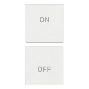 White On Off <b>Switch</b> Buttons 6.5 Cm Length Wall <b>Switches</b> - Product Image 1